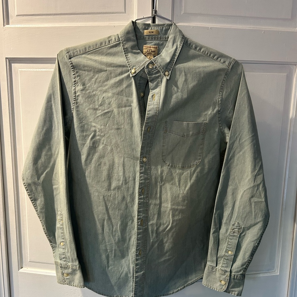 J. Crew Blue Button-Down Shirt